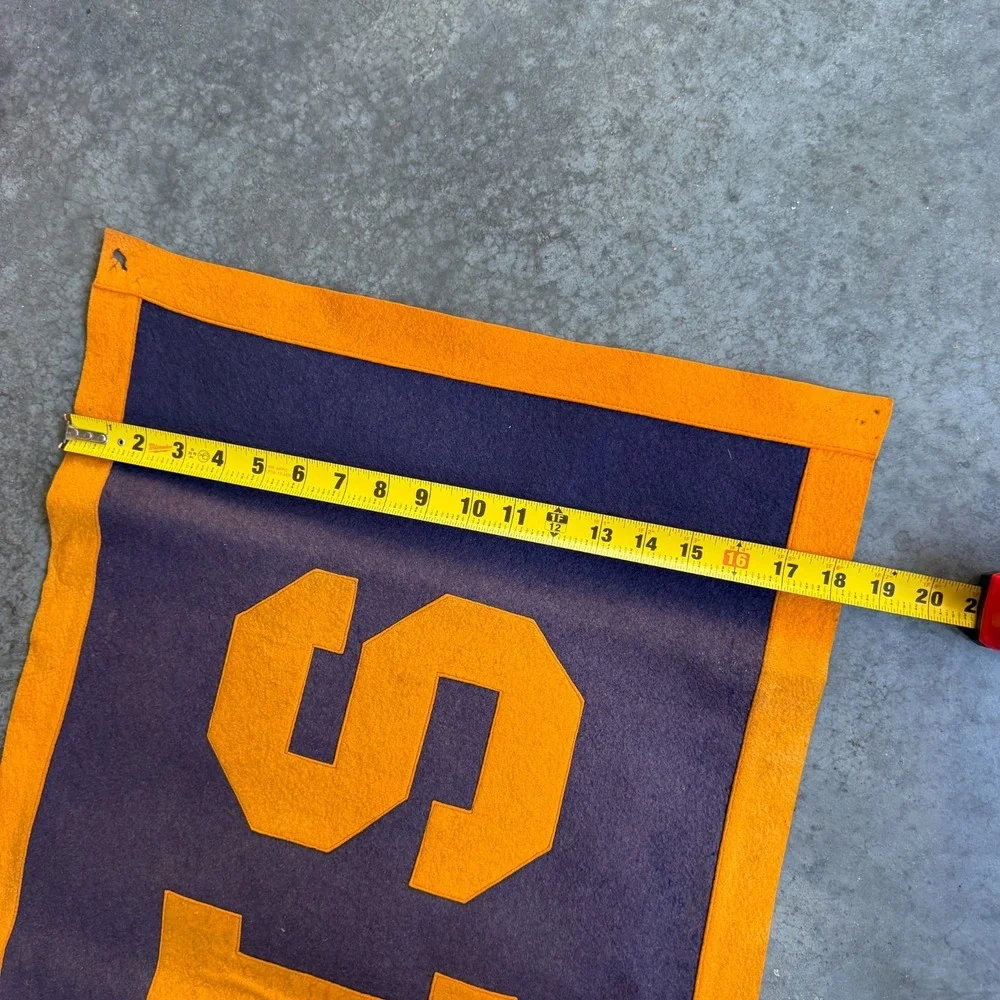 Vintage 1910-1920s Univeristy of Illinois Rectangle Banner Pennant HUGE 69